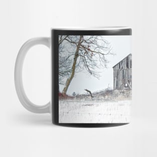 Winter Barn Mug